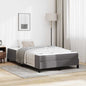 Estrutura de cama com colchão Cappuccino 100 x 200 cm tecido