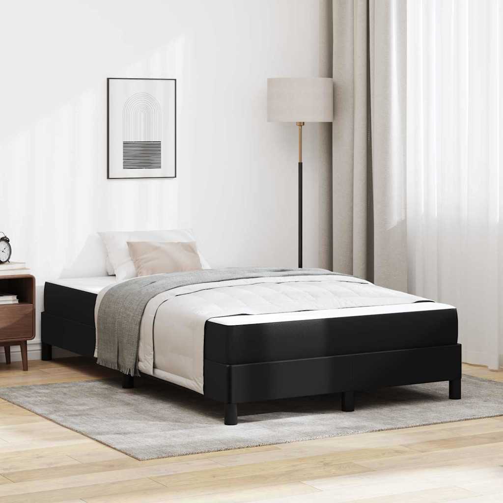 Estrutura de cama com colchão Cappuccino 100 x 200 cm tecido