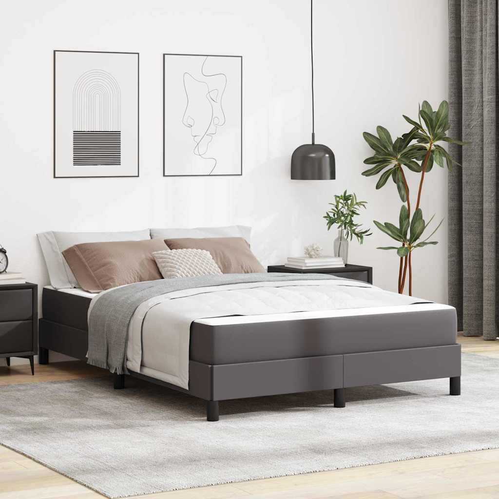 Estrutura de cama com colchão Cappuccino 100 x 200 cm tecido