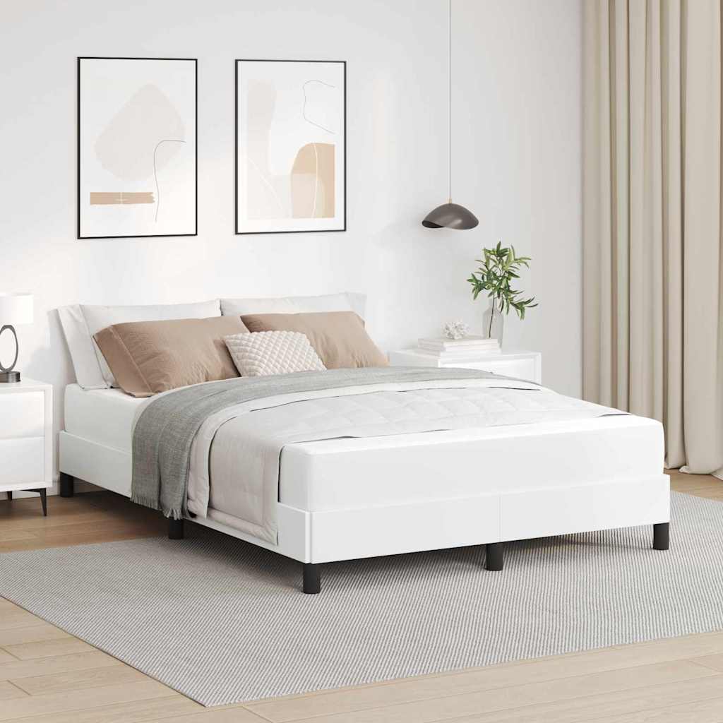 Estrutura de cama com colchão Cappuccino 100 x 200 cm tecido