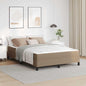 Estrutura de cama com colchão Cappuccino 100 x 200 cm tecido