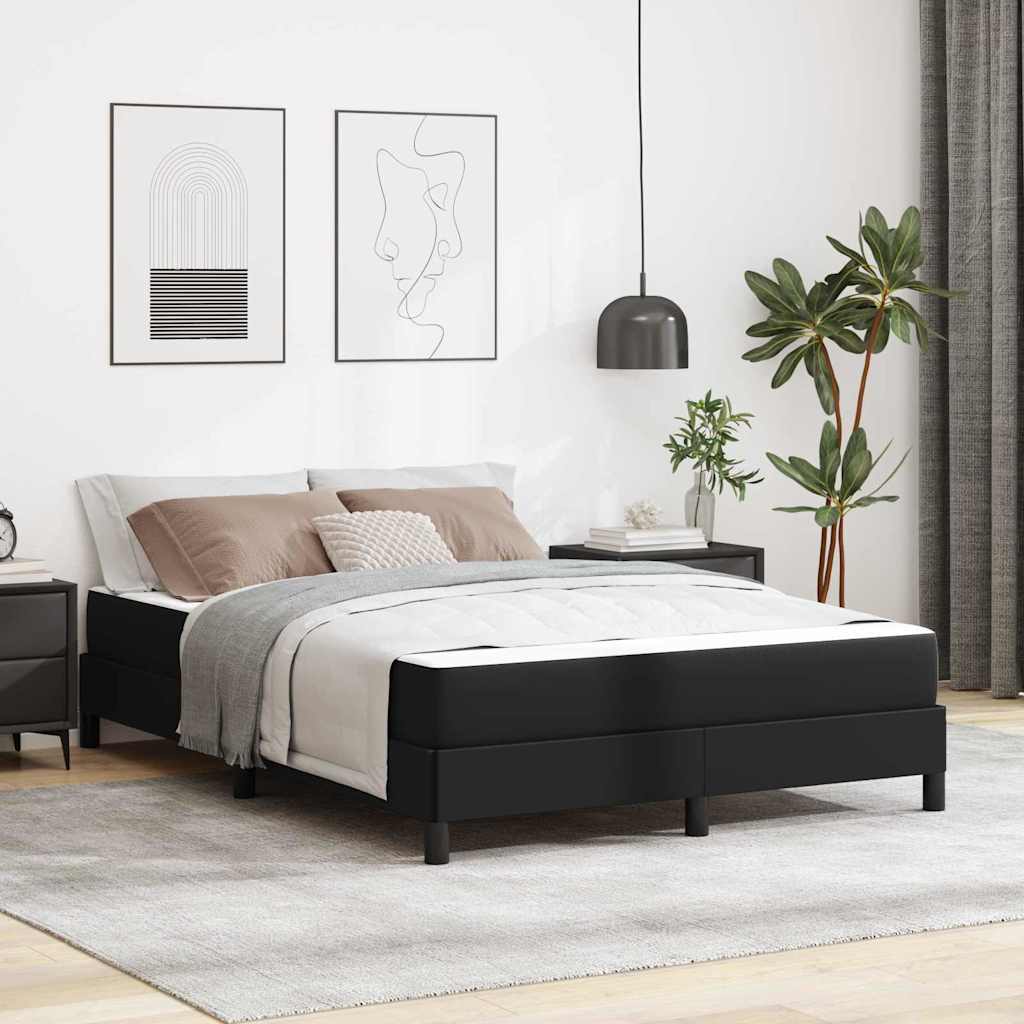 Estrutura de cama com colchão Cappuccino 100 x 200 cm tecido