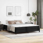 Estrutura de cama com colchão Cappuccino 100 x 200 cm tecido