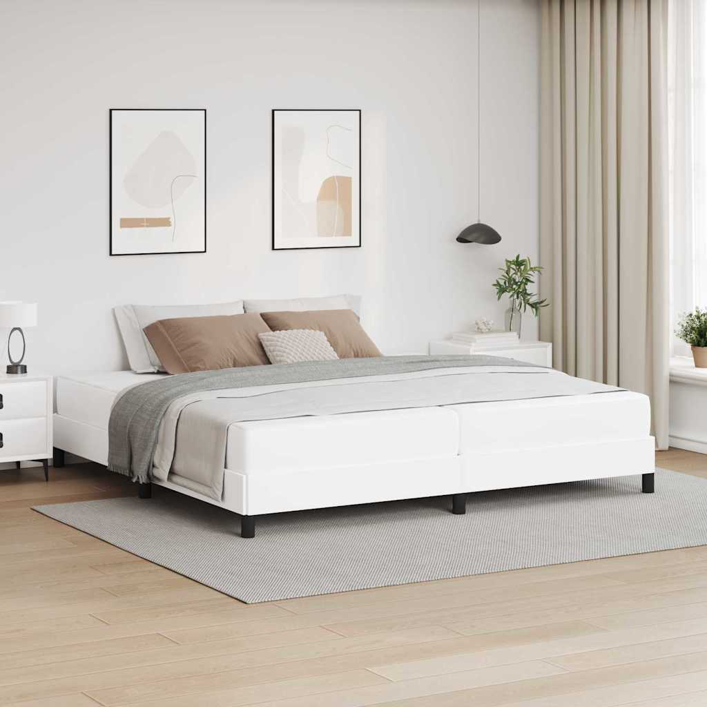 Estrutura de cama com colchão Cappuccino 100 x 200 cm tecido