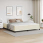 Estrutura de cama com colchão Cappuccino 100 x 200 cm tecido