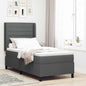 Cama Box Spring com colchão Azul 190 x 140 cm tecido