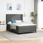 Cama Box Spring com colchão Azul 190 x 140 cm tecido