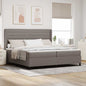 Cama Box Spring com colchão Azul 190 x 140 cm tecido