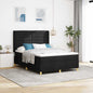 Cama Box Spring com cabeceira Creme 80 x 200 cm tecido