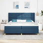Cama Box Spring com cabeceira Creme 80 x 200 cm tecido