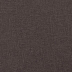 Cama Box Spring LED con cabecera Marrón Oscuro 80 x 200 cm tela