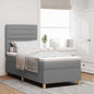 Cama Box Spring LED com colchão Azul 100 x 200 cm tecido