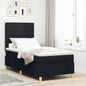 Cama Box Spring LED com colchão Azul 100 x 200 cm tecido