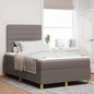 Cama Box Spring LED com colchão Azul 100 x 200 cm tecido