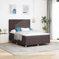 Cama Box Spring LED com colchão Azul 100 x 200 cm tecido