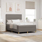 Cama Box Spring LED com colchão Azul 100 x 200 cm tecido