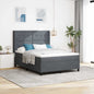 Cama tipo Box Spring con cabecera Negro 100 x 200 cm Terciopelo