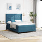 Cama tipo Box Spring con cabecera Negro 100 x 200 cm Terciopelo