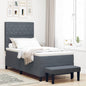 Cama tipo Box Spring Azul oscuro 190 x 120 cm Terciopelo