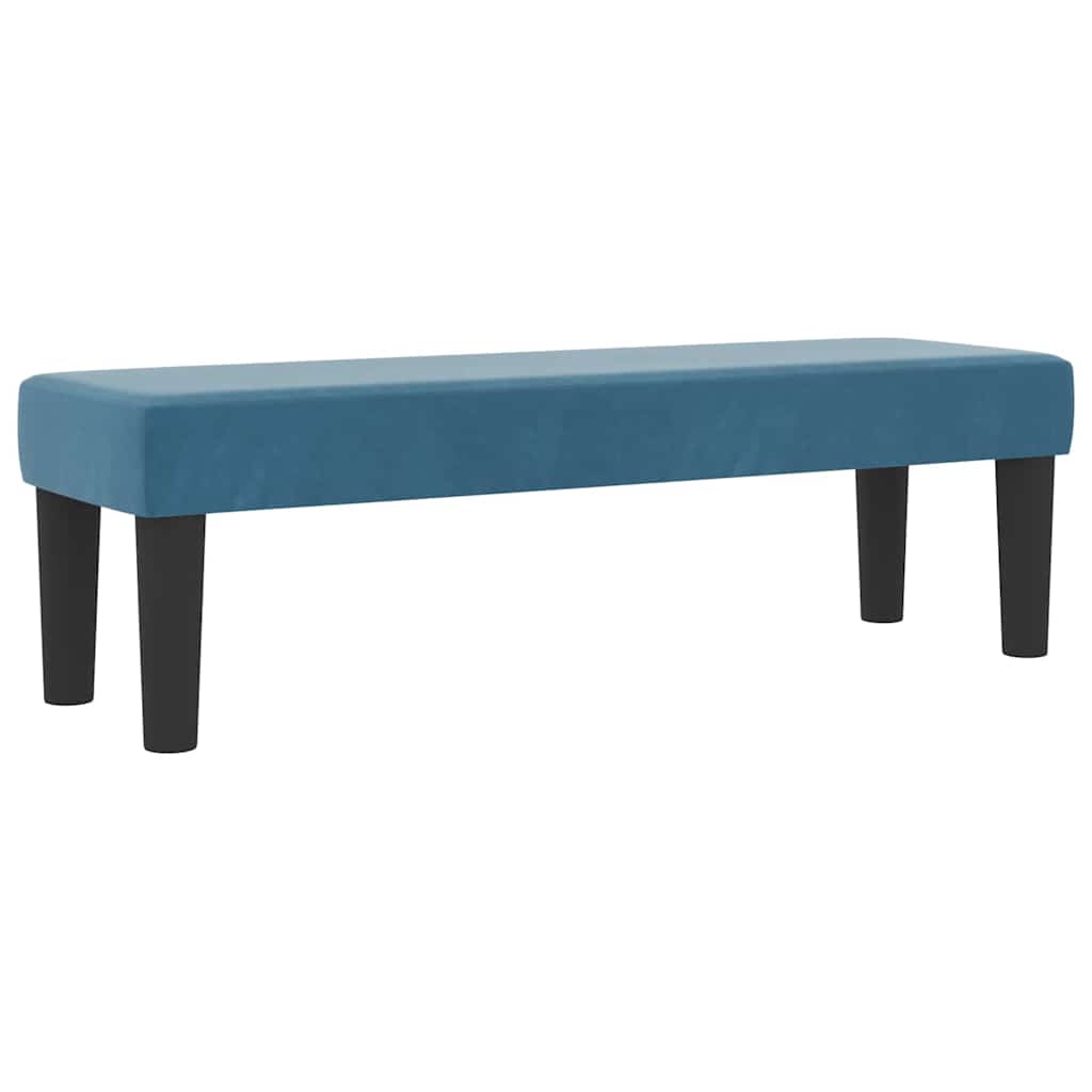 Cama tipo Box Spring Azul oscuro 190 x 120 cm Terciopelo