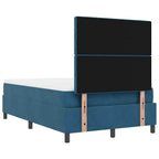 Cama tipo Box Spring Azul oscuro 190 x 120 cm Terciopelo