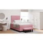 Cama tipo Box Spring Azul oscuro 190 x 120 cm Terciopelo