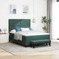Cama tipo Box Spring Azul oscuro 190 x 120 cm Terciopelo