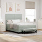 Cama tipo Box Spring Azul oscuro 190 x 120 cm Terciopelo