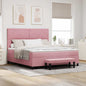Cama tipo Box Spring Azul oscuro 190 x 120 cm Terciopelo