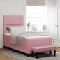 Cama tipo Box Spring Azul oscuro 190 x 120 cm Terciopelo