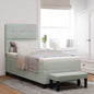 Cama tipo Box Spring Azul oscuro 190 x 120 cm Terciopelo