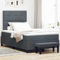 Cama tipo Box Spring Azul oscuro 190 x 120 cm Terciopelo