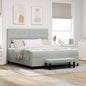 Cama tipo Box Spring Azul oscuro 190 x 120 cm Terciopelo