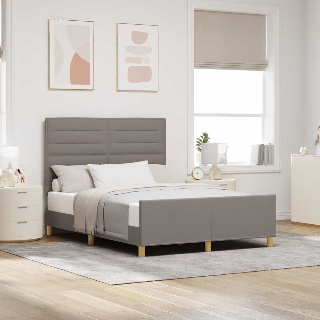 Estrutura de cama com cabeceira Azul 100 x 200 cm tecido