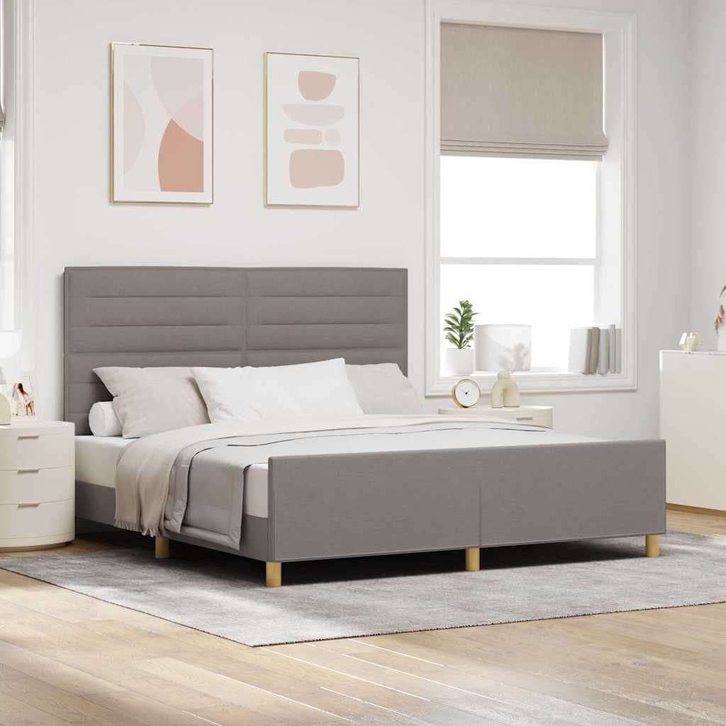 Estrutura de cama com cabeceira Azul 100 x 200 cm tecido