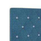Cama Box Azul Escuro 100 x 200 cm Veludo