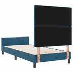 Cama Box Azul Escuro 100 x 200 cm Veludo