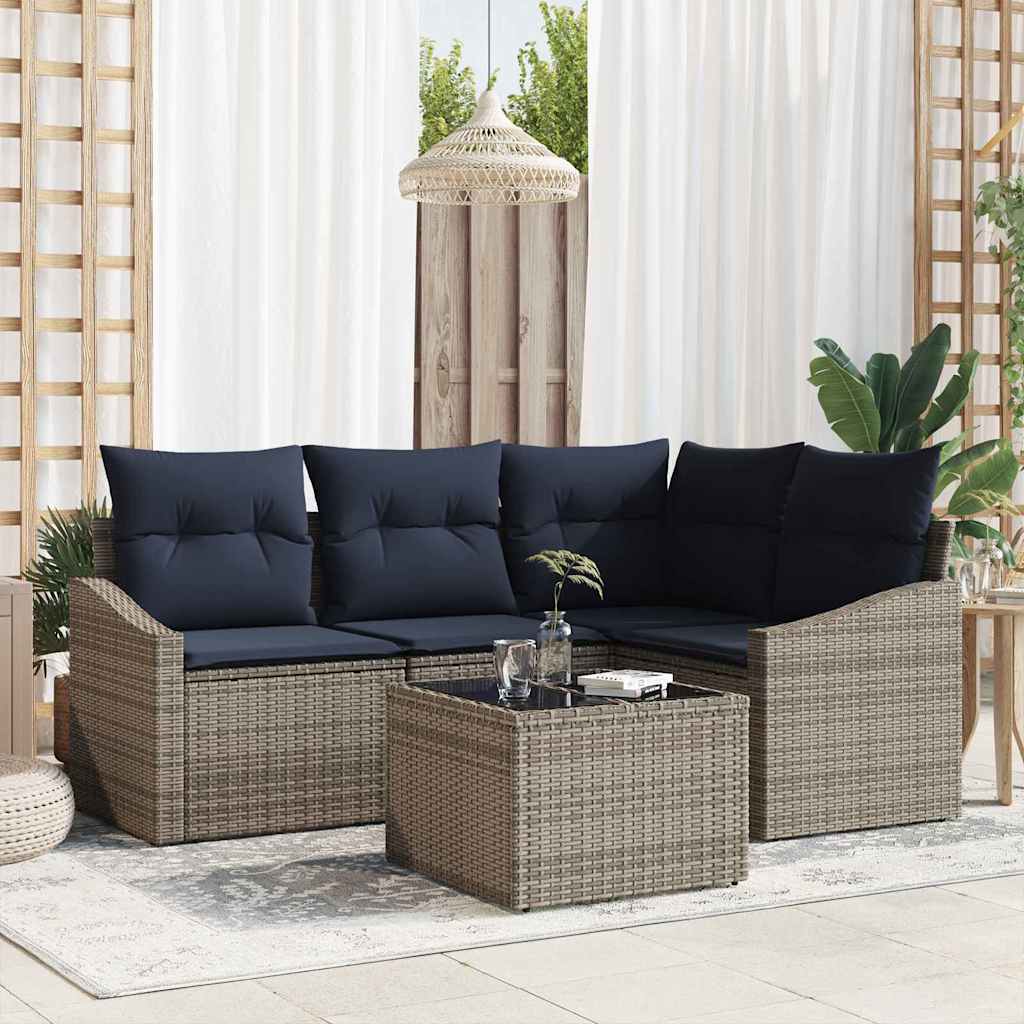 Conjunto de sofá de jardín Beige 55 x 55 x 37 cm