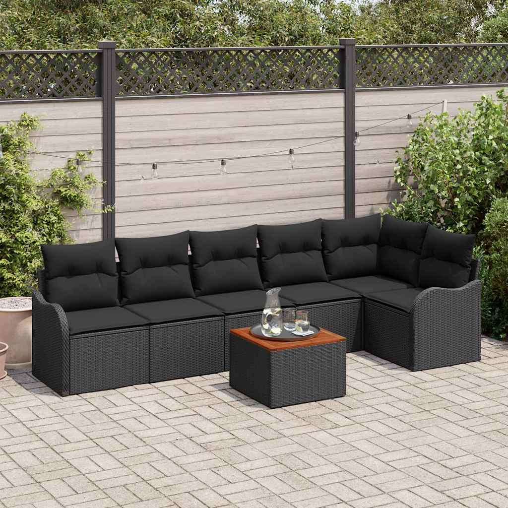 Conjunto de sofá de jardim 10 peças bege e cinzento claro