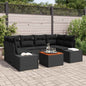 7-piece Garden Sofa Set Beige and Cream Synthetic Rattan