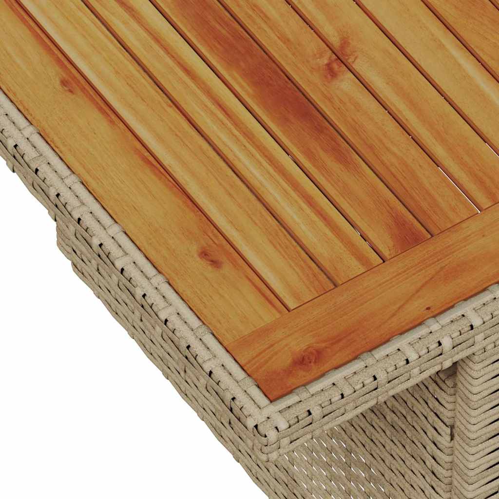 Conjunto de sofá de jardín 10 pcs Beige Poliratán