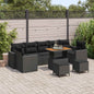 10-piece garden sofa set Synthetic rattan beige