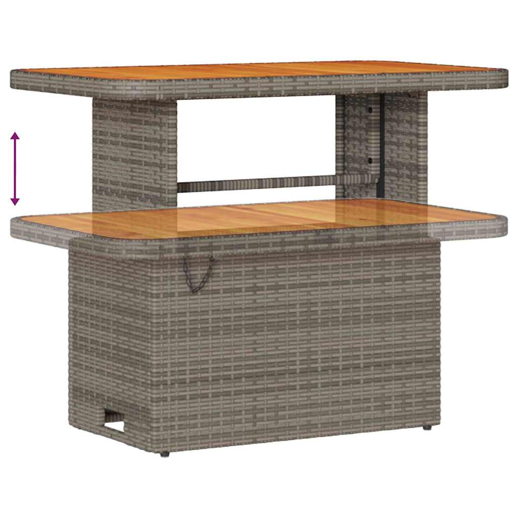 Conjunto de sofás de jardín 13 pcs Gris ratán sintético
