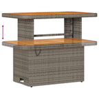 Conjunto de sofás de jardín 13 pcs Gris ratán sintético