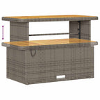 Conjunto de sofá de jardín con cojín con almohada 10 pcs Gris