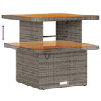 Conjunto de sofás de jardín 14 pcs Gris ratán sintético
