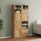 Auxiliary cabinets 4 pcs "ODDA" 40x24x79 cm Solid pine