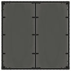 Conjunto de Comedor de Jardín 3 pcs Negro ratán sintético