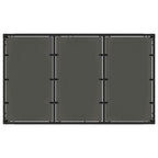 Conjunto de Comedor de Jardín 7 pcs Negro ratán sintético