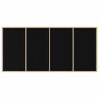 Conjunto de Comedor de Jardín 9 pcs Beige ratán sintético